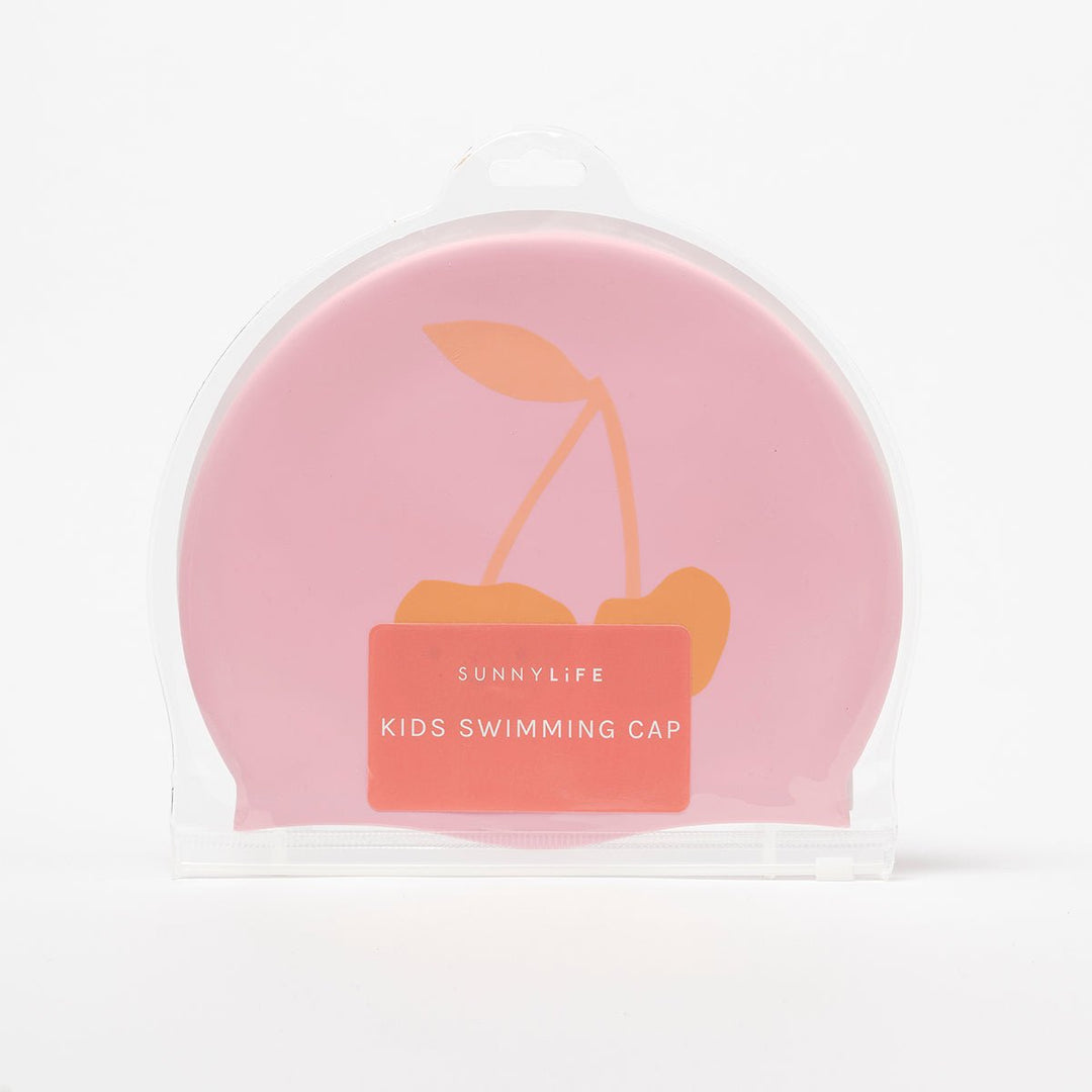 SUNNYLiFE vaikiška plaukimo kepurėlė – COTTON CANDY CHERRY - Summer Boutique - S51SCCCP