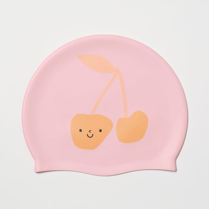 SUNNYLiFE vaikiška plaukimo kepurėlė – COTTON CANDY CHERRY - Summer Boutique - S51SCCCP