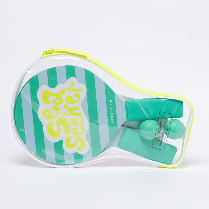 SUNNYLiFE vaikiškos paplūdimio teniso raketės – SEA SEEKER DIP DYE - Summer Boutique - S3WKBASS